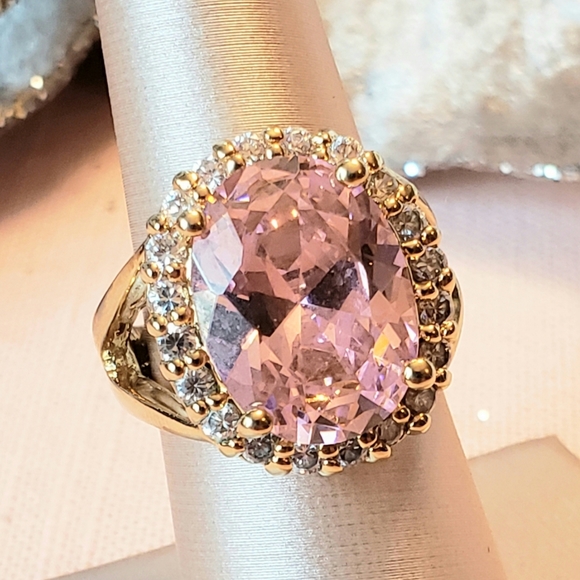 Jewelry - Sterling Silver Pink Tourmaline Crystal Ring